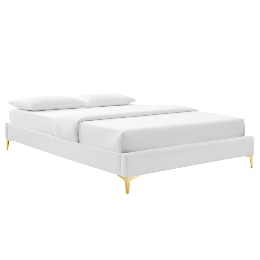Modway Furniture Sutton Queen Bed Frame, White - MOD-6275-WH