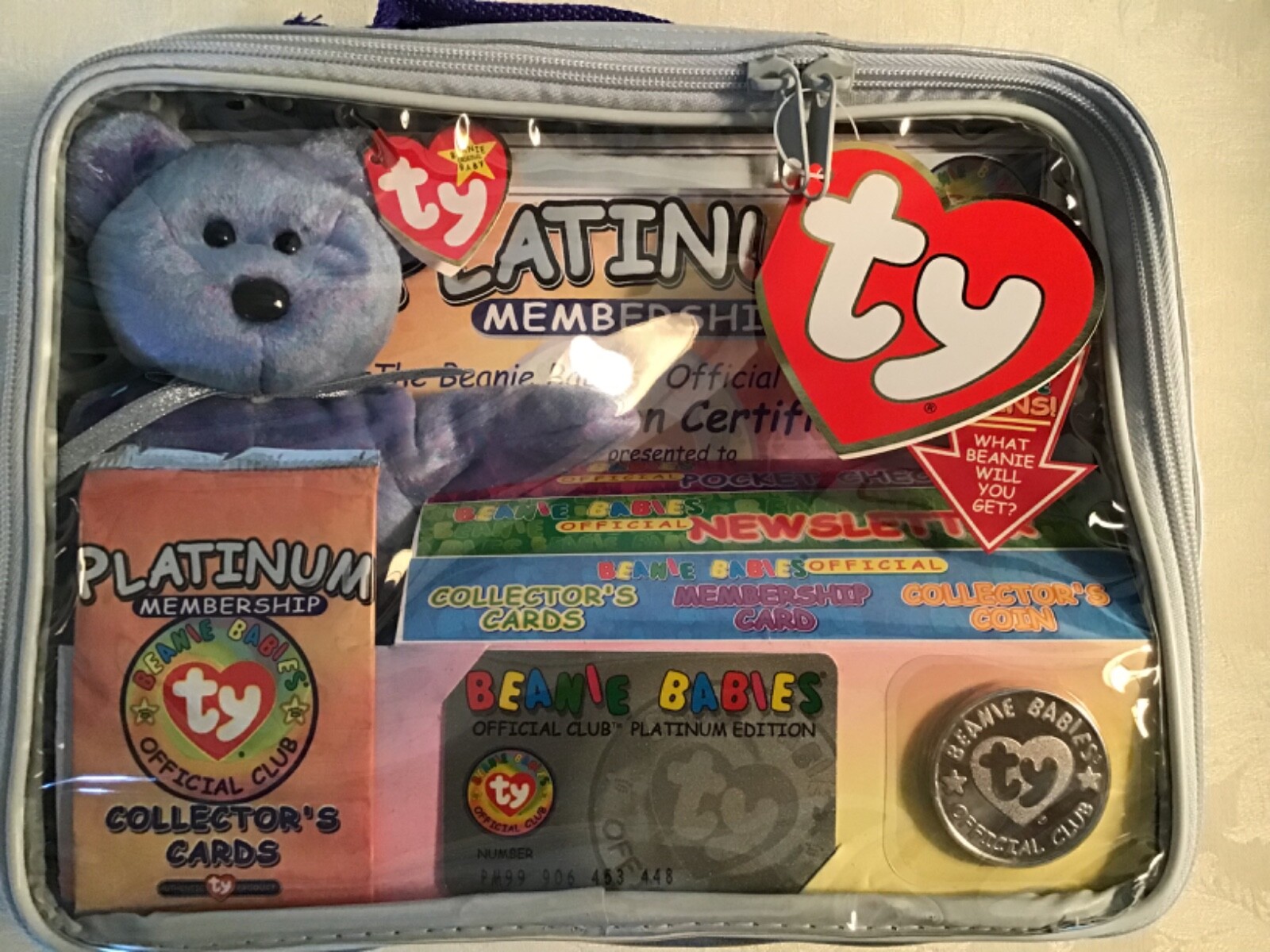 FACTORY SEALED Ty Clubby Beanie Baby Buddy Sets I - II - IV & Platinum Lot Of 6 - Picture 3 of 23