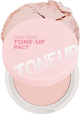 I'M MEME Compact - Tone-up Pact | With Calamine Powder Pink Blur Effect Matti...