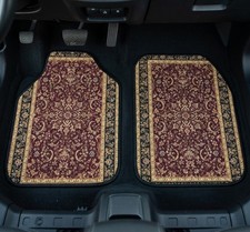 New Car Floor Mats Vintage Carpet Printed Universal 2 Front 2 Rear New Car Floor Mats Vintage Carpet Printed Universal 2 Front 2 Rear