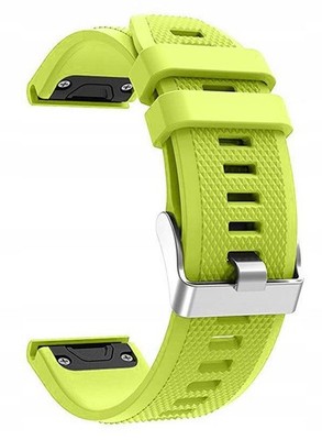 Limonkowy Pasek do Fenix 5 Plus 22mm Quickfit