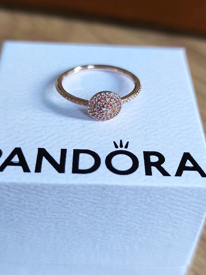 Original Pandora Ring Rosegold 925er 54