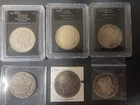 Morgan Dollar Lot of 6 1883 - 1921 90% Silver