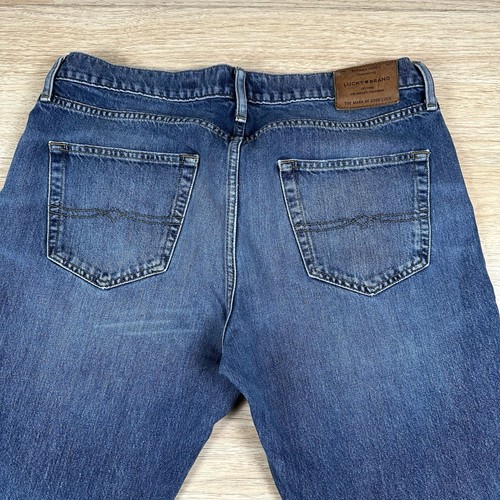 Lucky Brand Jeans Herren 34x32 Blau Denim Medium Stonewashed 410 Athletic Fit - Bild 2 von 8
