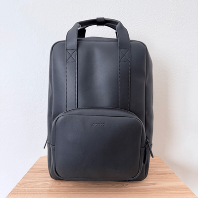 Monos Metro Backpack Vegan Leather Carbon Black Modular  display picture 1