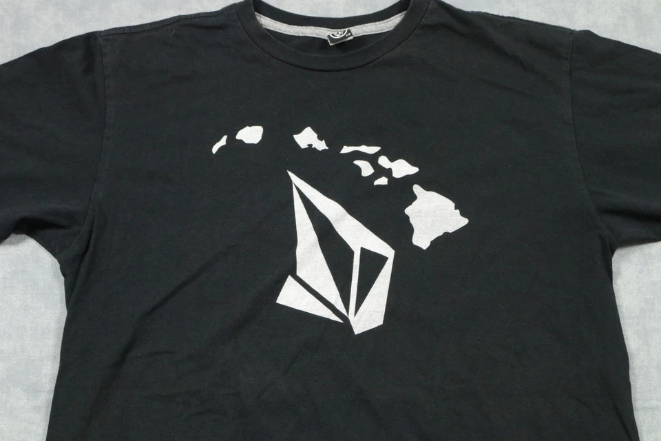 Volcom Shirt Mens Large Hawaii Islands Graphic Tee Skate Surf Beach T-Shirt - Image 2 of 4