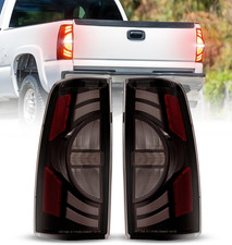 DOT Full LED Tail Light Assemblies Rear Brake Lamp Taillights Compatible with 19