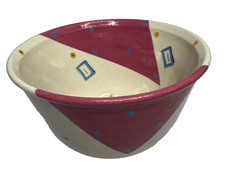 VTG 1980 Kelly Swope Memphis Modern Mixing Bowl 5.5" Signed