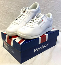 Zapato de tenis clásico REEBOK Princess 2-1475 blanco/blanco para mujer talla 8 EE. UU. 38,5 EUR