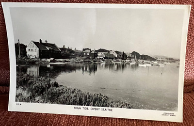 Vintage Postkarte Burnham Overy Staithe, Norfolk altes Foto um 1940