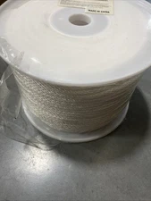Wellington G1024S0500S White Solid Braided Nylon Rope 500 ft. L x 3/8 in. Dia.