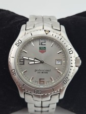 TAG Heuer Link 39mm Silver Date Dial Quartz Men's Watch 999.706K