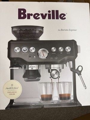 Breville The Barista Express Espresso Machine BES870BST - Black Stainless - New