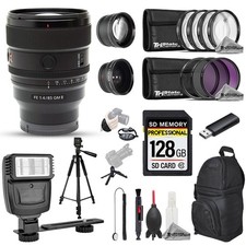 Sony FE 85mm f/1.4 GM II Lens - 20pc 128GB Pro Kit