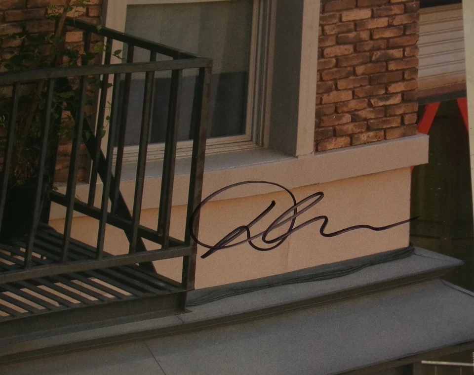 DEMI LOVATO IT'S NOT THAT DEEP BLUE LP SIGNED POSTER FAST KISS HERE ALL NIGHT - Image 3 of 4