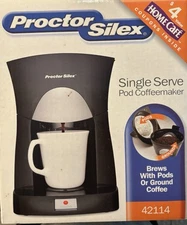 Proctor Silex Single Serve Pod Coffeemaker 42114