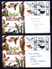 GB - 1966 British Wild Birds Phosphor & Ordinary on 2 x First Day Cover