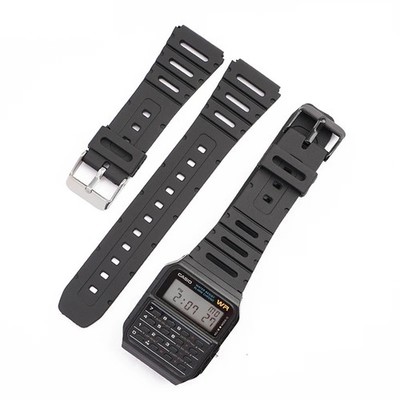 20mm Silicone Watch Band Strap For Casio CA-53W 61W FT-100W W-520U 720G Bracelet