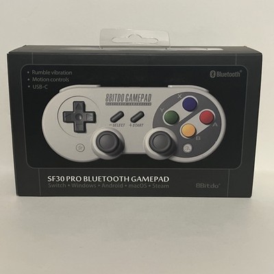 8BITDO SF30 PRO BLUETOOTH GAMEPAD DISCONTINUED RARE - OPEN BOX