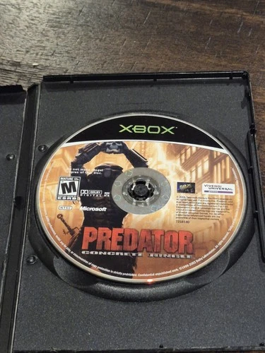 Predator: Concrete Jungle (Microsoft Xbox, 2005) DISC ONLY