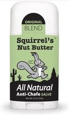 Squirrel's Nut Butter All Natural Anti Chafe Run Salve Stick Applicator 2.7oz