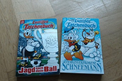 2 Disney Funny Paperback LTB 429/476 Snowman Hunting Ball