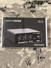 Manayo PM5-BT Bluetooth Phono Turntable Preamp, Phonograph Preamplifier With RCA