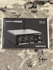 Manayo PM5-BT Bluetooth Phono Turntable Preamp, Phonograph Preamplifier With RCA