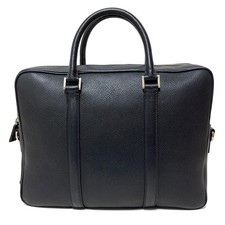 Valigetta Prada originale borsa business pelle blu navy logo triangolare usata