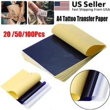 Tattoo Transfer Paper Stencil Carbon Thermal Tracing Hectograph Supplies Sheets