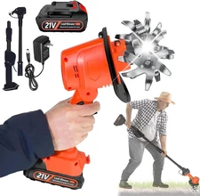 21V Cordless Mini Tiller Cultivator, 2025 New 4 Inch Hand Held Tiller Garden Too