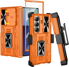 for Z Fold 7 Case with Belt Clip Holster and Screen Protector