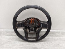 19-24 Dodge Ram 1500 Limited Heated Steering Wheel Oem Black Leather