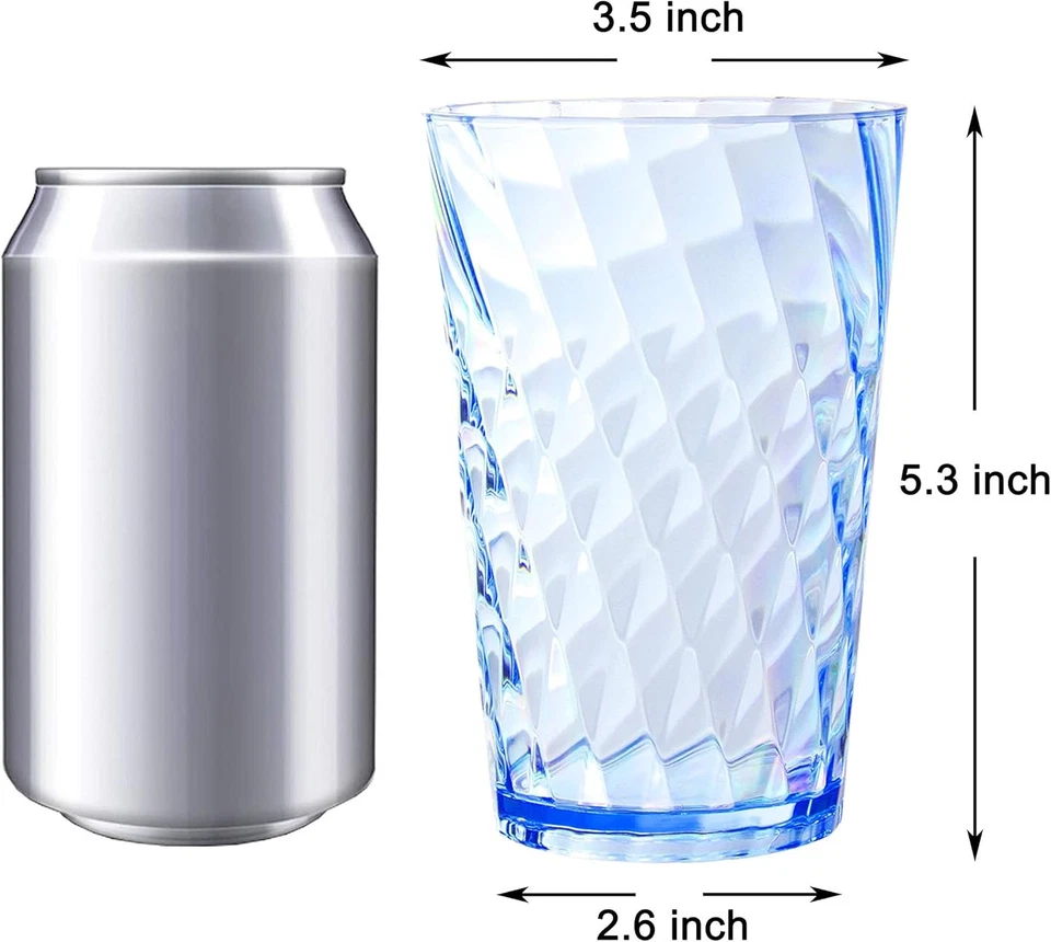 Paquete de 9 vasos de plástico Youngever de 20 onzas, 9 unidades (paquete de 1), surtidos  Foto 2 de 4