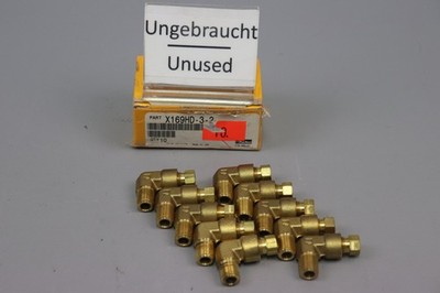 Parker X169HD-3-2 Hydraulische Winkelverschraubung 10xStücke Unused OVP