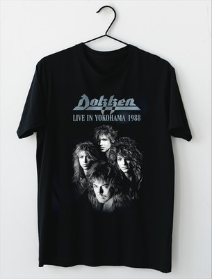 DOKKEN -LIVE IN YOKOHAMA 1988 Black All Size Unisex T-Shirt