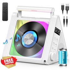 Greadio CD Player Bluetooth White
