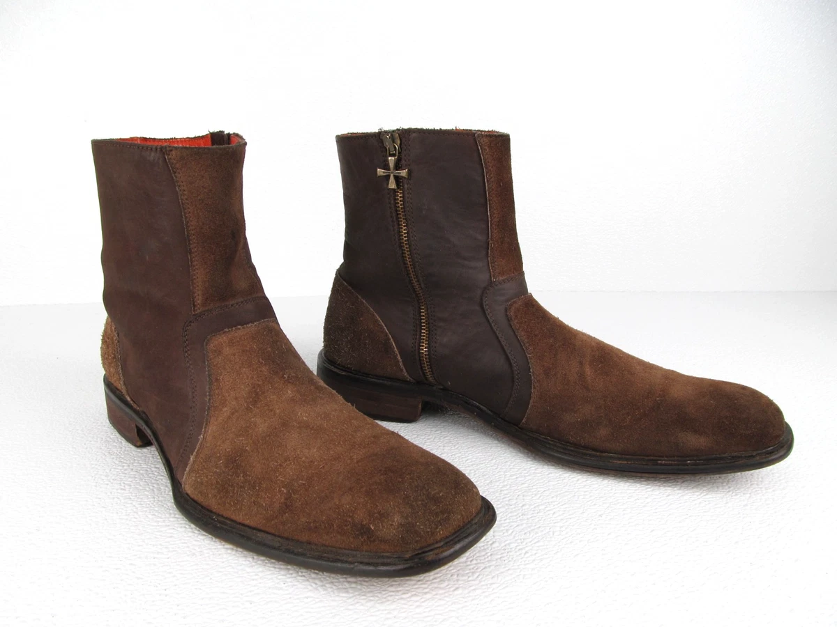 Julian & Mark Brown Sport Chukka Boots - Men\'s 8.5 Mark Nason Boots for Men Deals - New and used pre-owned  main image 2