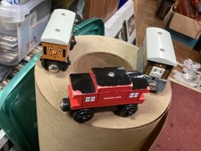 Thomas Friends Wooden Railway 1997 Toby the Tram Engine, Clarabel, sodor line