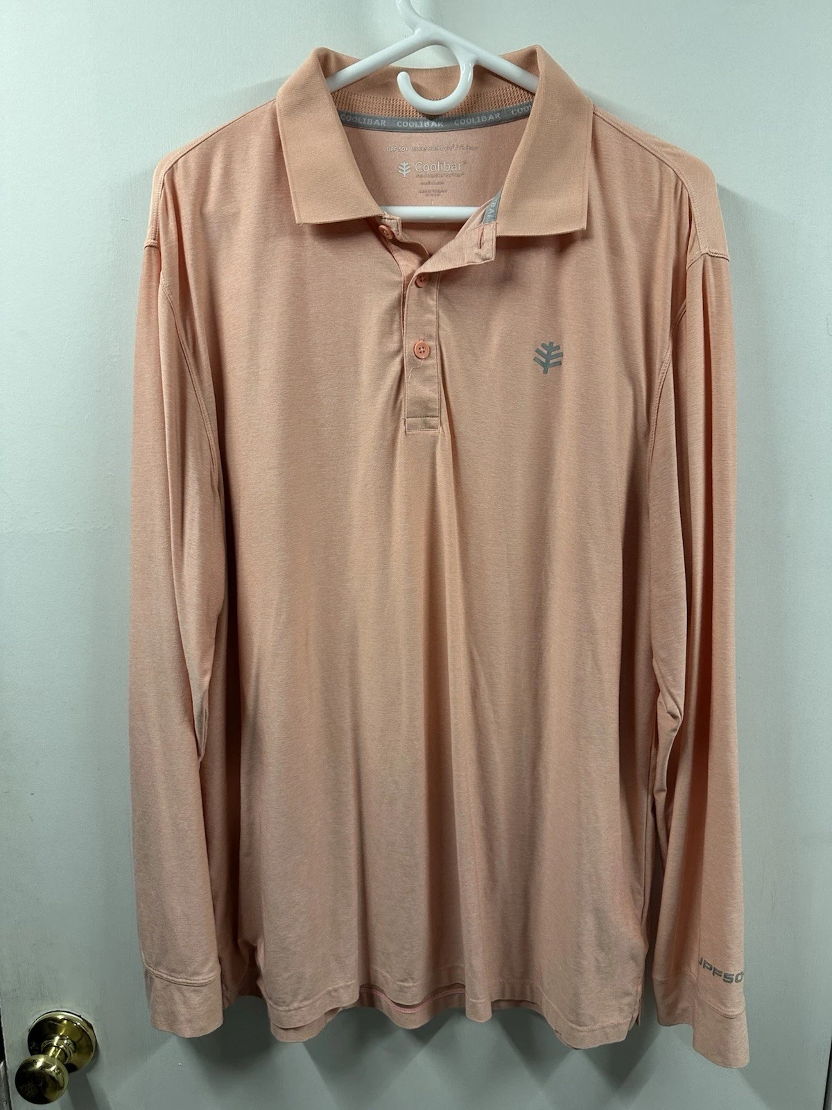 Coolibar golf Polo Shirt Mens Large Long Sleeve UPF 50 Sun Protection
Opens in a new window or tab