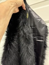 Babeyond Faux Fox Fur Collar Scarf Wrap Black 1920s Inspired Elegant Gala Formal