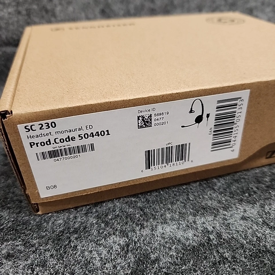 Sennheiser SC230 Monaural Noise Cancelling Headset With Microphone 504401 - Image 2 of 4