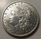 1891-O Morgan Silver Dollar $1, AU. About Uncirculated! I14