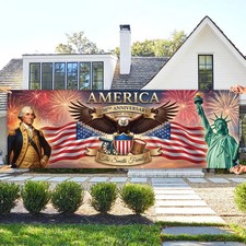 Patriotic 250th Anniversary Outdoor Banner