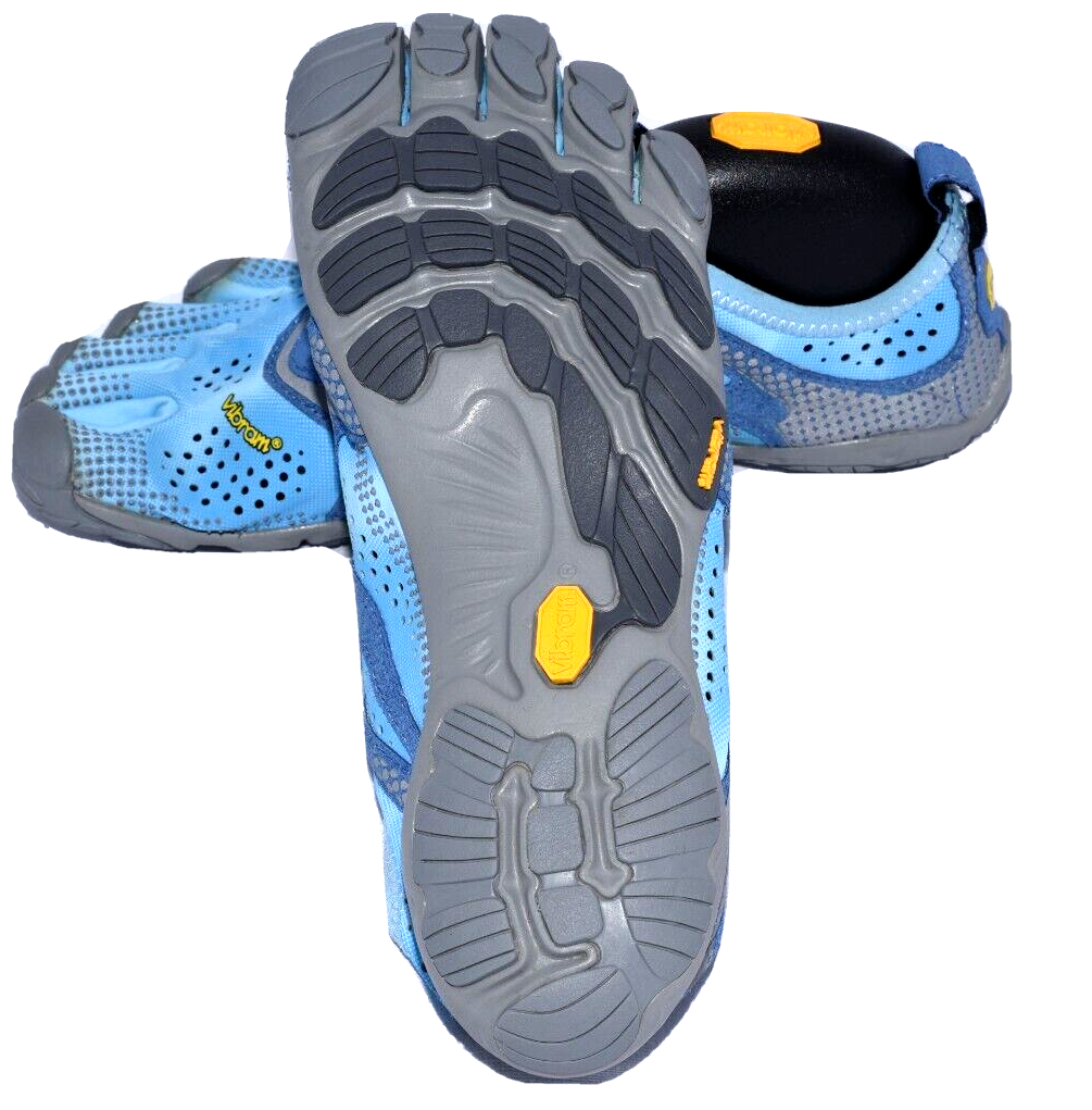 Vibram Five Fingers V-Run Blue Barefoot Running Size Options Zero