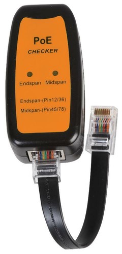 Probador PoE Comprobador de alimentación a través de Ethernet RJ45 CCTV Comprobación de red Cable Cat5/6 falla - Imagen 2 de 13