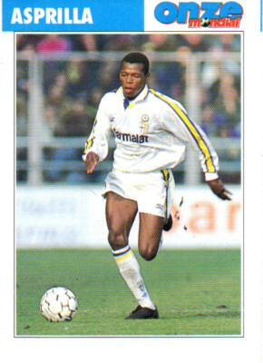 FOOTBALL SHEET ELEVEN MONDIALE Faustino Asprilla Parma