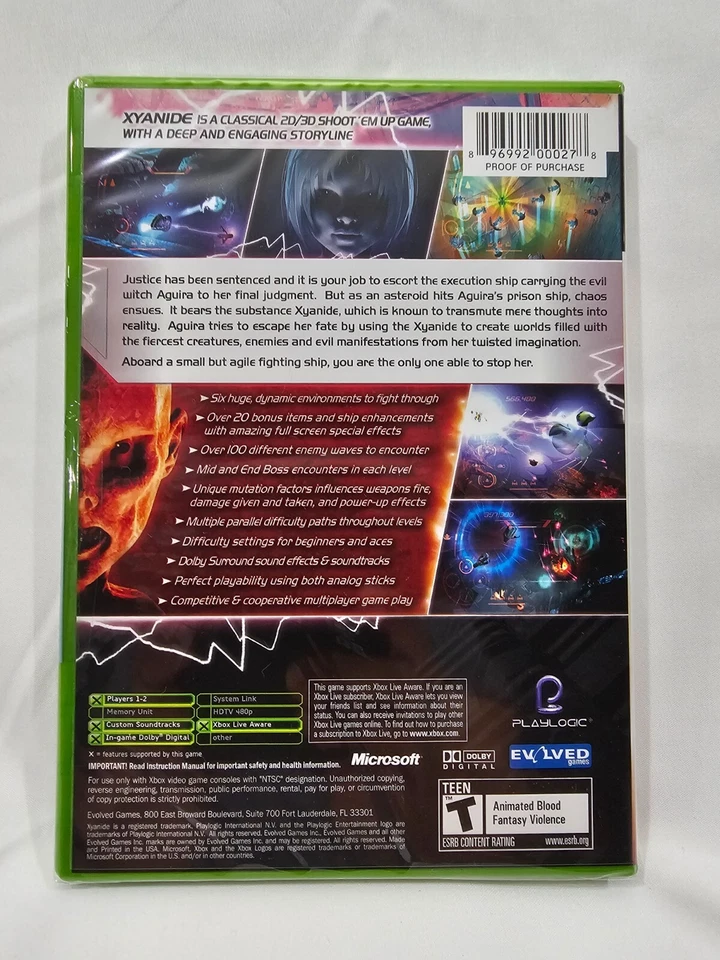 Xyanide (Microsoft Xbox, 2006) - New Factory Sealed! - Image 2 of 4