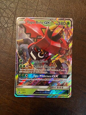 Pokémon TCG Tapu Bulu GX SM32 Black Star Promo Card - Near Mint Condition, Sun & Moon