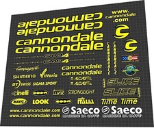 Saeco Cannondale CAAD4 Mario Cipollini team issue  DECAL SET